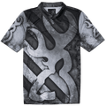 Browning Team shooting shirt black and white front view
