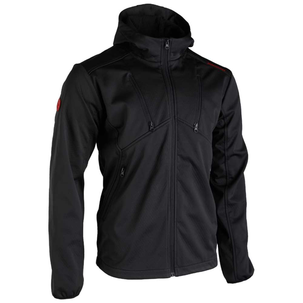 Winchester Twinpeak jacket close-up showing collar and zip