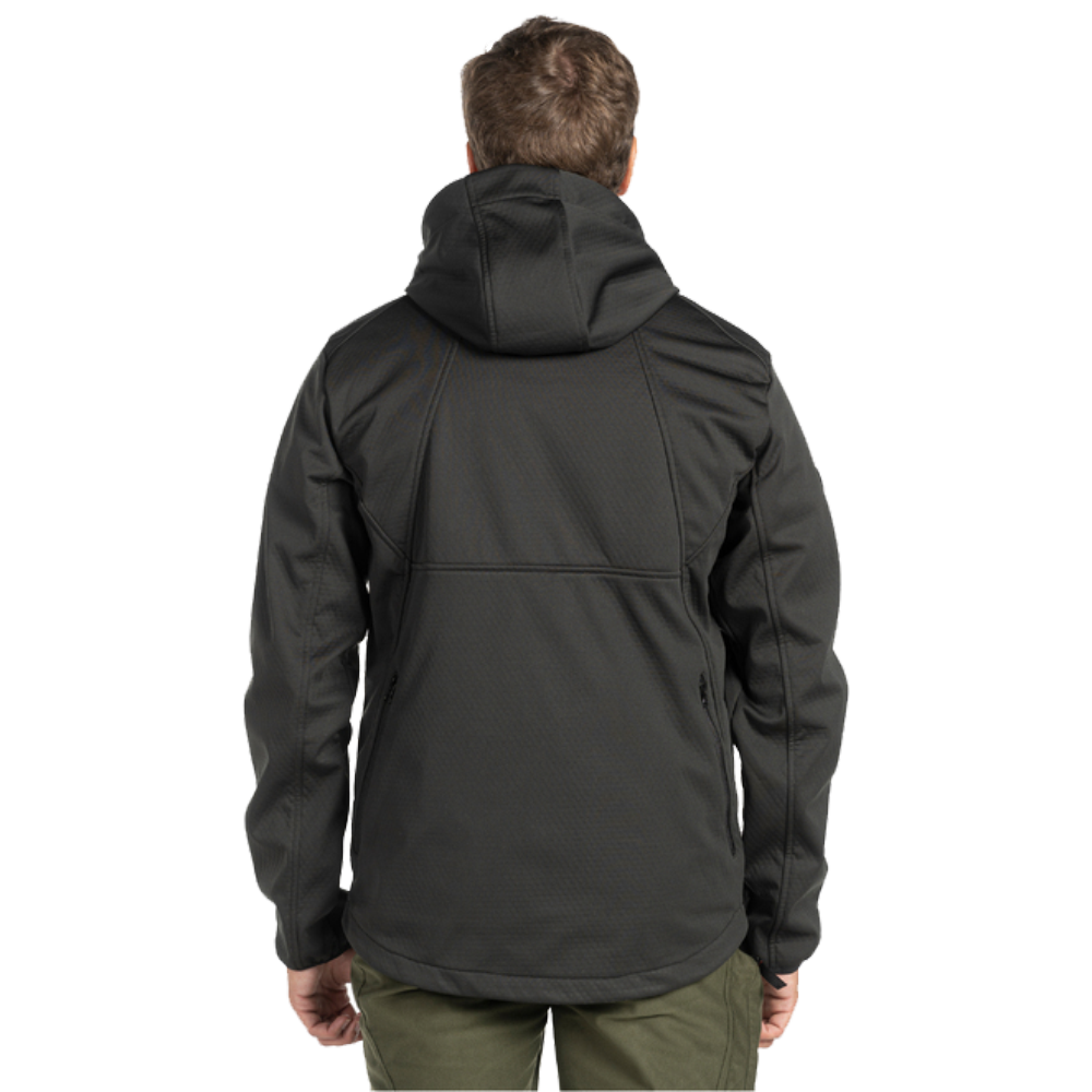 Winchester Twinpeak softshell jacket back view