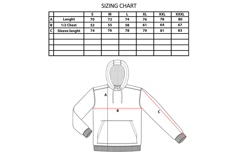CZ hoodie close-up showing embroidered logo detail