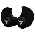 Decibullz custom molded earplugs in case front view