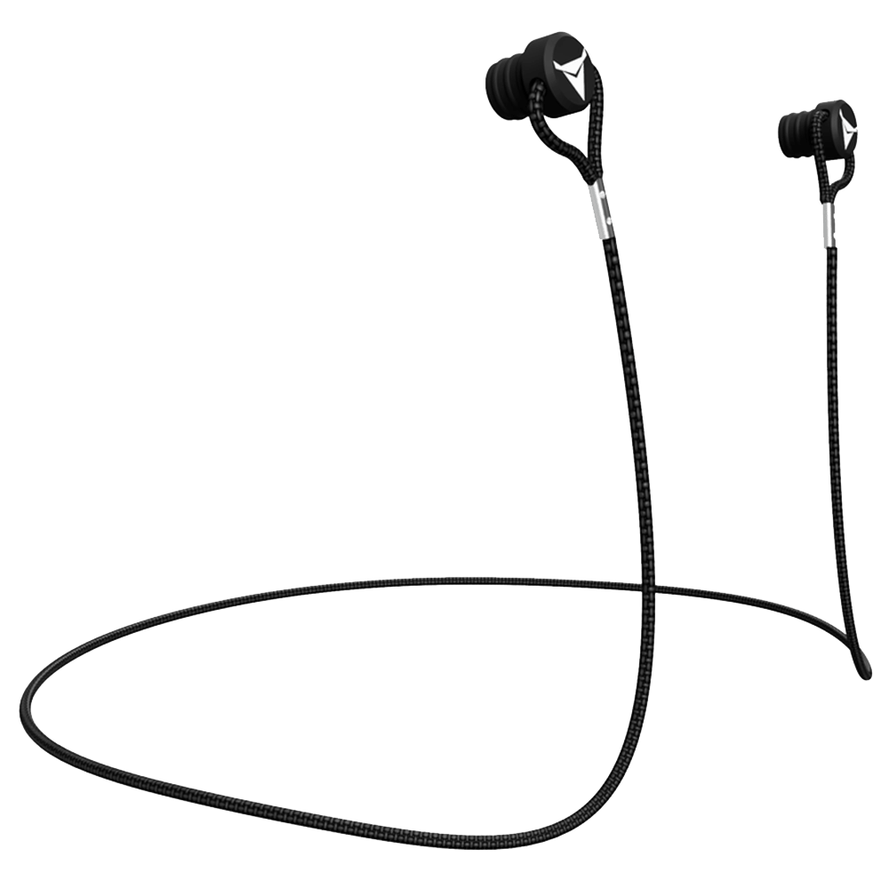 Decibullz custom earplug lanyard front view