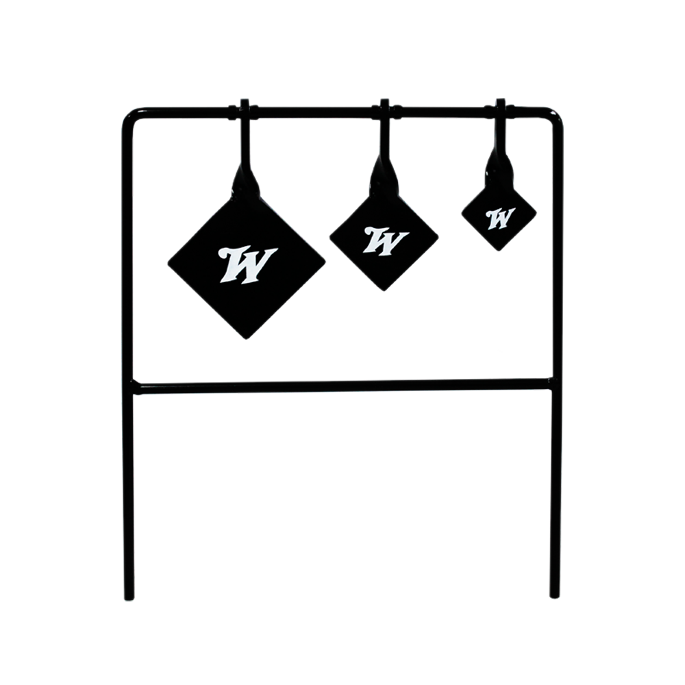 Winchester rotating diamond spinner target 6mm 22LR front view