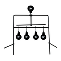 Winchester self-resetting spinner target front view