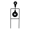 Winchester rotating circle spinner target 6mm 22LR front view