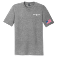 White Flyer grey branded shooting t-shirt front view