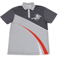 Winchester men's shooting polo shirt front view with logo