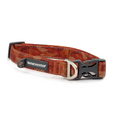 Camouflage dog collar with Winchester logo on a white background
